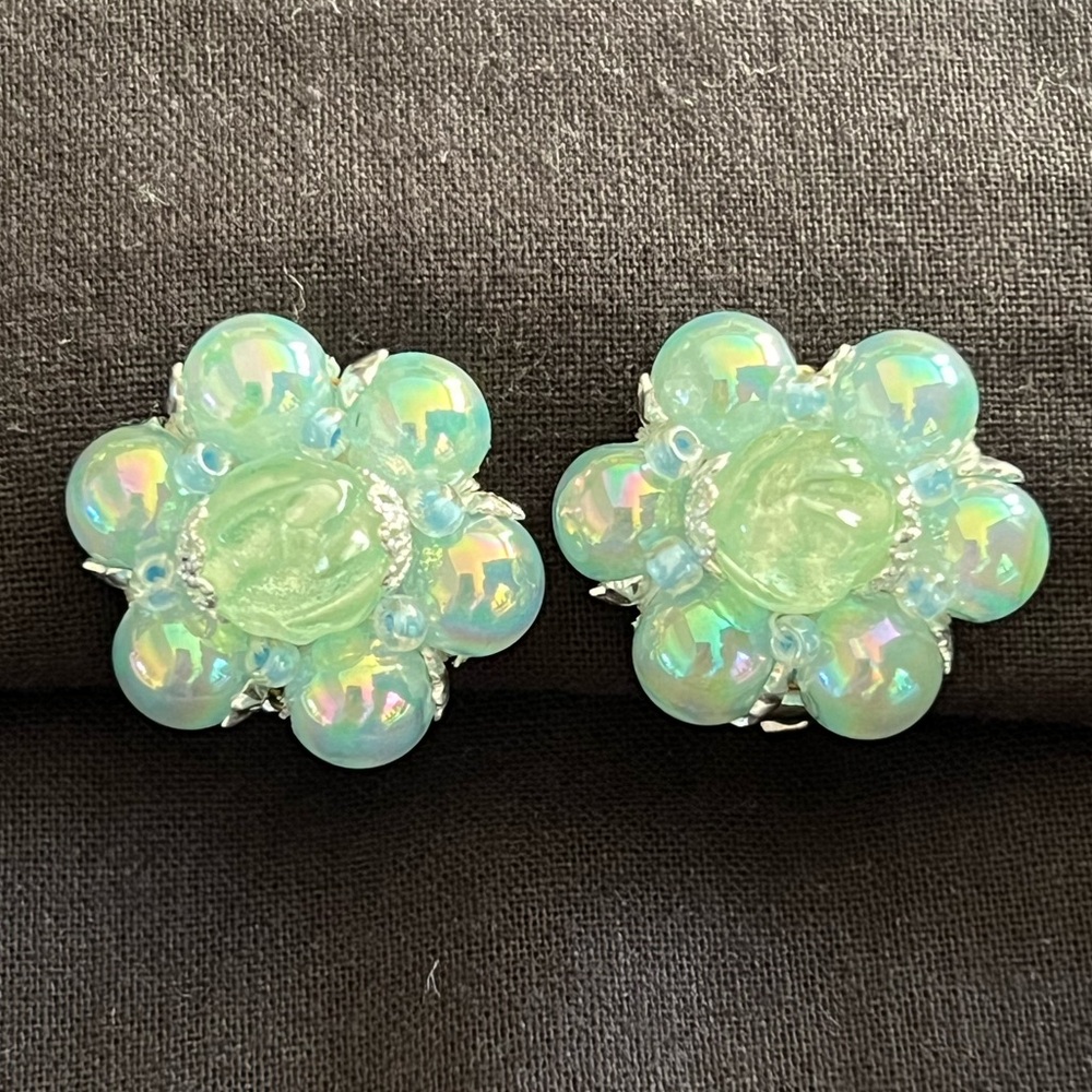 Vintage Iridescent Earrings